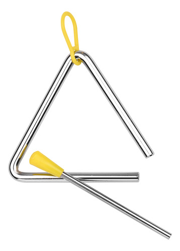 Campana Triangular Con Mazo Percutor, Triángulo De Acero
