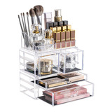 Dreamgenius Organizador De Maquillaje 3 Piezas Acrílico Orga