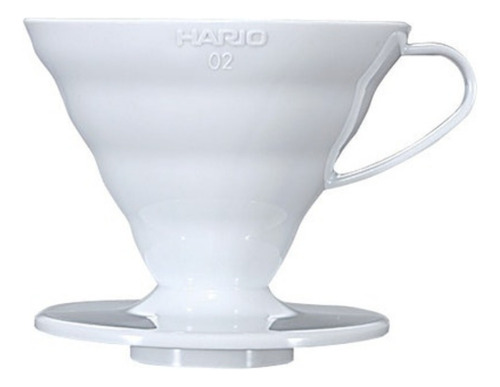 Cafetera Hario V60 Acrílico Tamaño 02 Blanca