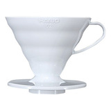 Cafetera Hario V60 Acrílico Tamaño 02 Blanca