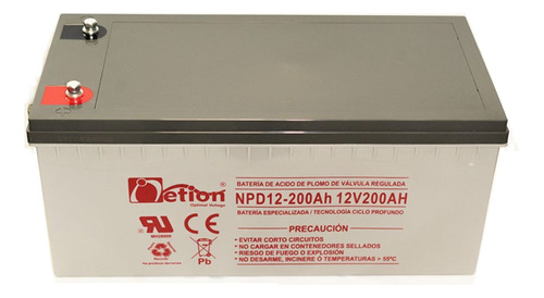 Bateria Vrla Netion Ciclo Profundo 12v 200ah Recargable