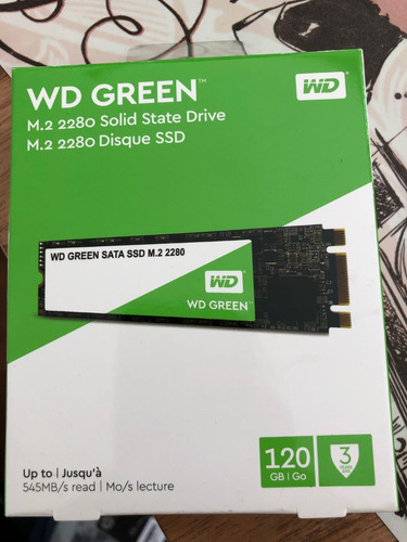 Disco Sólido Interno Wd Green Wds120g2g0b 120gb Verde