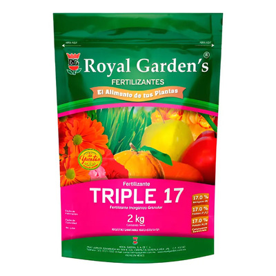 1kg Fertilizante Inorgánico Granular Triple 17 Royal Garden