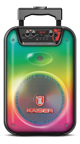 Bocina Portatil Kaiser 8 Ksw-3508 Luz Led Bluetooth Usb