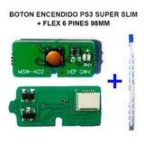 Boton Encendido Ps3 Super Slim + Flex