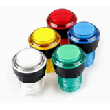 Kit- 10 Botones Árcade De Calidad Led + Micro - Elije Color