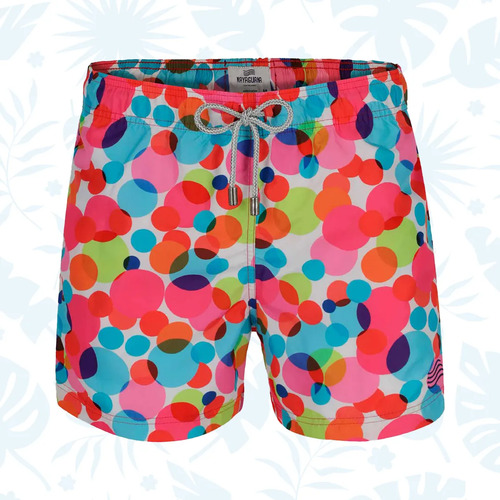 Traje De Baño De Hombre Pink Bubbles | Mayaguana Swimwear