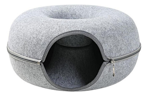 Muyier Cama De Túnel De Fieltro For Gatos Donas Nido De