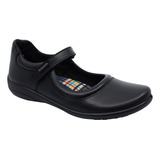 Zapato Escolar Niña Coqueta Negro 122-297