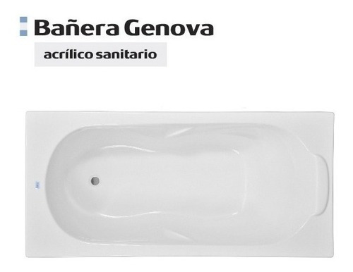 Bañera Empotrada Roca Genova Color Blanca