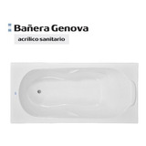 Bañera Empotrada Roca Genova Color Blanca