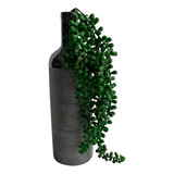 1 Planta Pendente Artificial 35 Cm Suculentas De Silicone