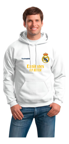 Buzo Hoodie Capota Real Madrid Champion League 2024