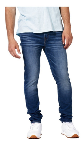 Jeans Airflex+ Skinny American Eagle Para Hombre Mwash
