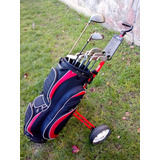 Set Golf Completo Carro + Bolso + 13 Palos