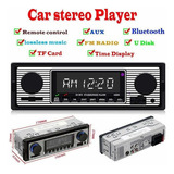 12 V 1 Din Bluetooth Vintage Radio De Coche Reproductor Mp3