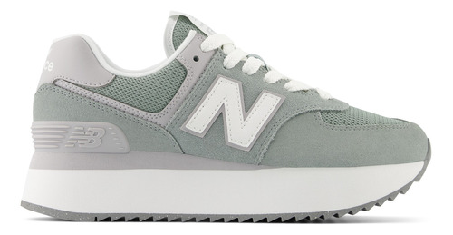 Zapatillas Urbanas Mujer New Balance Wl574zsg Verde