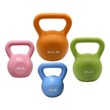 Kit 4 Pesas Rusas 5 , 10 , 15 Y 20 Lbs Kettlebell Crossfit 