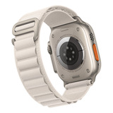 Pulsera Alpine Loop Para Apple Watch Series 8, 45 Mm, Ultra 49, Color Blanco