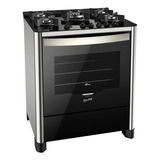 Fogão Fischer Gran Cheff 5b Auto Tripla Chama Dourador Inox