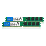 Memoria Tecmiyo 4gb (2x2gb) Ddr2-800 Udimm Pc2-6400 Desktop