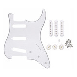 Escudo Sss Guitarra Stratocaster 3 Camadas Capas Captadores