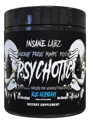 Psychotic Pre Entreno Xtremo Insane Labz 35serv Envio Gratis