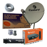 Kit  Antena Parabolica Century 60cm Banda Ku 5g Midiabox B7