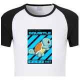 Camisa Camiseta Anime Pokemon Pikachu Charizard Squirtle