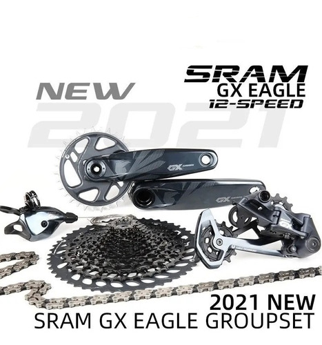 Grupo Sram Gx Eagle 1x12 T 12v 2019 Com K7 Nx Pra Shimano