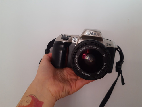 Câmera Nikon F60 Analógica + Duas Lentes - Ler Anúncio!