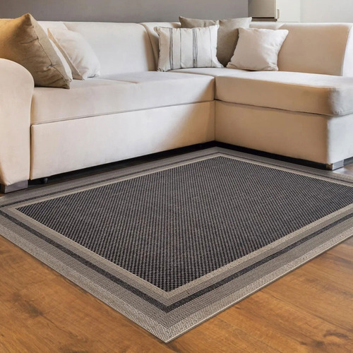 Tapete Sala Sisal 200x250 Com Antiderrapante Sem Pelos