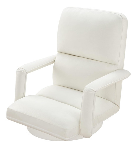 Silla P/videojuegos Giratoria De Suelo; Meetleisure; Blanco