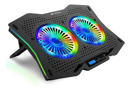 Base Para Notebook 18 Pol  Refrigerada Gamer Rgb Nbc-400 C3t