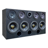 Caixa De Som Automotivo 4 Subwoofer Medio 3 Vias Oestesom