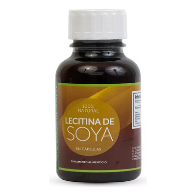 Lecitina De Soya - 100 Cápsulas Soy Lecithin Kukamonga Sabor Sin Sabor | Meses sin interés