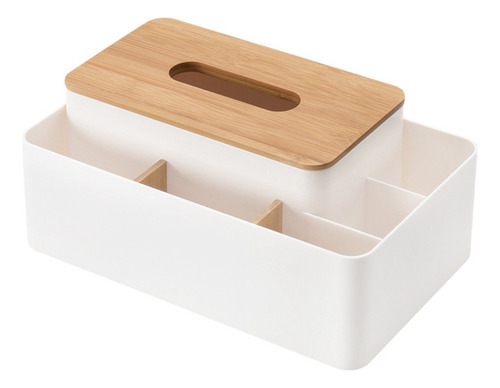 Caja Organizadora De Cajas Con Tapa De Madera Para Papel De