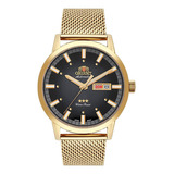 Relógio Orient Masculino Automático 469gp085f P1kx Dourado