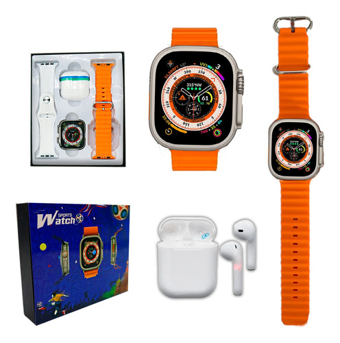 Smart Watch Reloj Inteligente T800 Ultra Con AirPods Xifulin