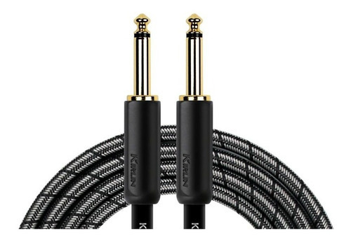 Cable Kirlin Para Instrumento 3 Mts Profesional, Iwb-201weg Color Gris