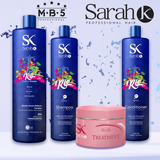 Sara K Litro Azul, Shampoo, Acondicionador Y Mascarilla 