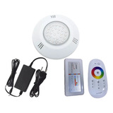 Kit Hiper Led 15w Rgb Abs Rosca + Controle Touch + Fonte 12v