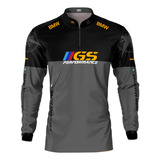 Camisa Brk Motociclismo Gs Bmw Performance + Bandana C/uv50+