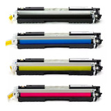 Kit 4 Cores Toner P/ Laser Cp1025 Cp1025nw Cp-1025nw Cp-1025