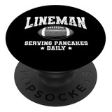 Lineman Team Serving Pancakes - Soporte Y Agarre Para Telefo