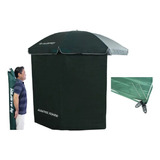 Guarda Sol Para Pesca Aluminizado Ry-03 2.40m Verde Albatroz