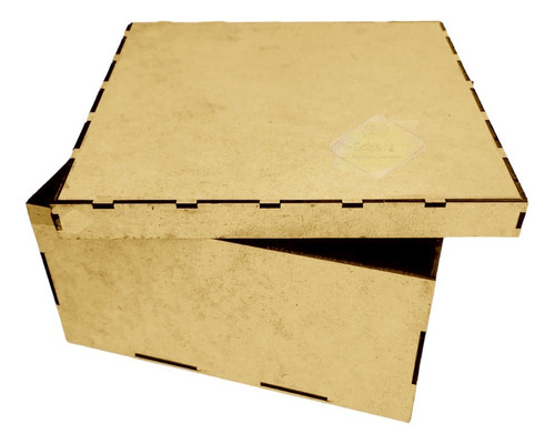 8 Cajas De Madera Mdf Regalo Fiesta 20x20x10cm