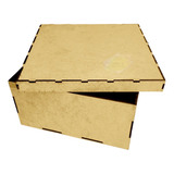 8 Cajas De Madera Mdf Regalo Fiesta 20x20x10cm