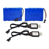 Blomiky 2 Pack 6.0v 700mah Ni-cd Aa Batería Recargable Y 2 C