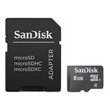 Tarjeta De Memoria Sandisk 8gb Micro Sd/micro Sdhc/tf 8g